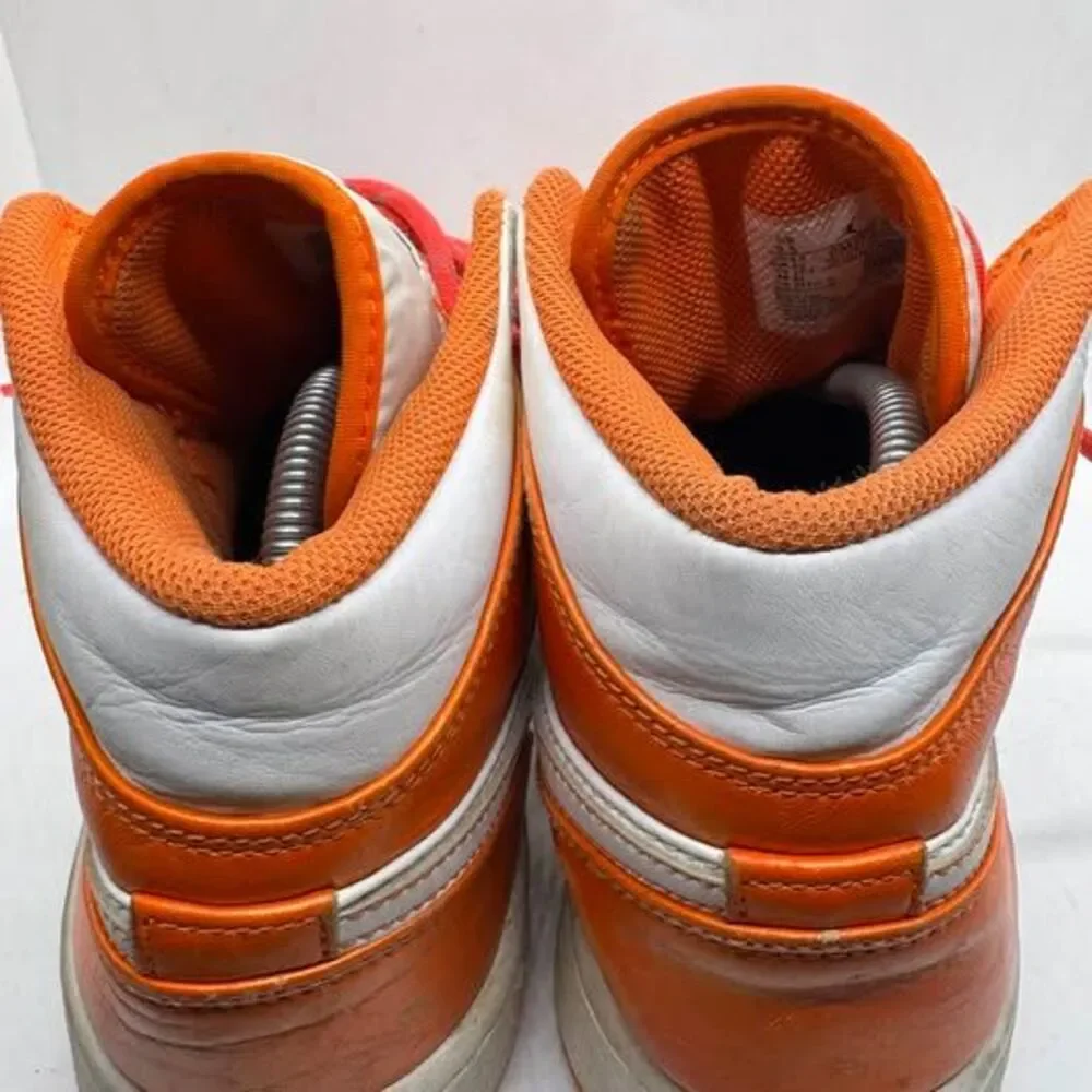 Nike Air Jordan 1 Mid Electro Orange Mens 9.5 shoes sneakers
